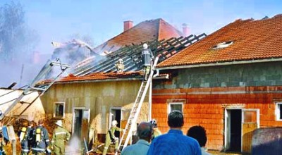 Brand Wirtschaftsgebäude 