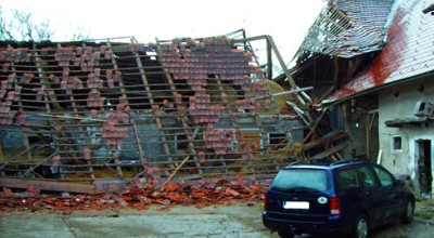 Sturm Kyrill richtet große Schäden an