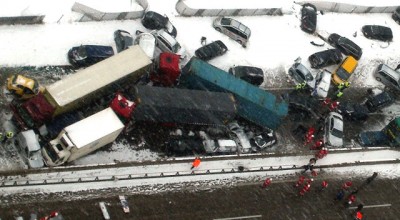 Massenkarambolage bei St.Georgen