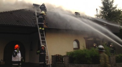 Brand eines Wohnhauses in Aurach