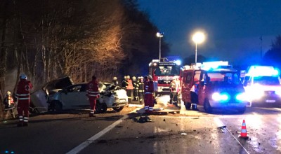 Verkehrsunfall auf der A1