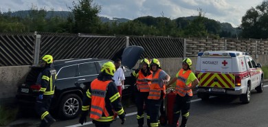 Verkehrsunfall Autobahn