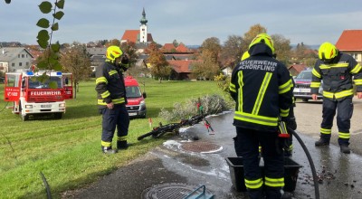 Rauchentwicklung bei E-Bike-Ladung