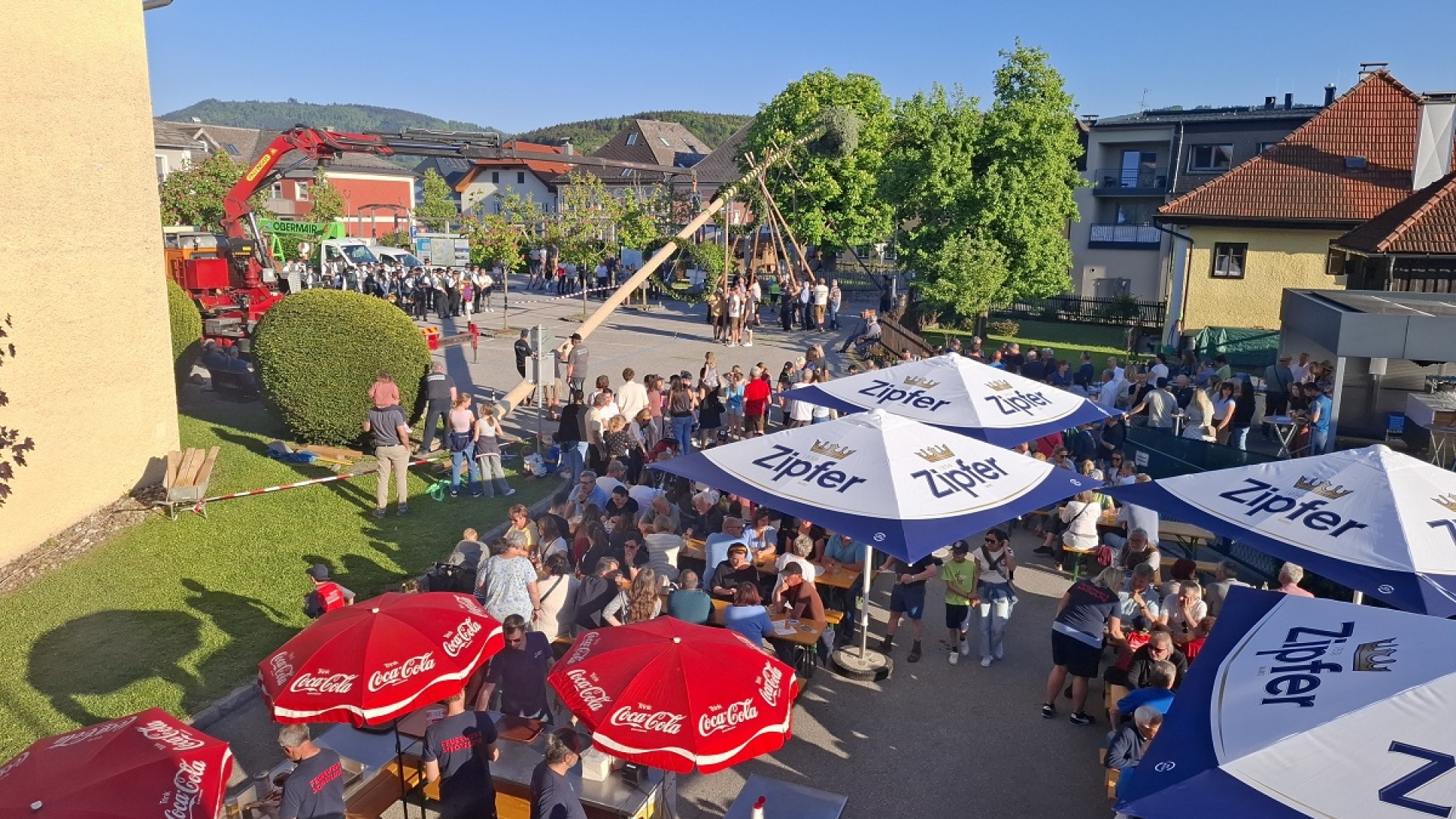 Maibaum Aufstellen 2025
