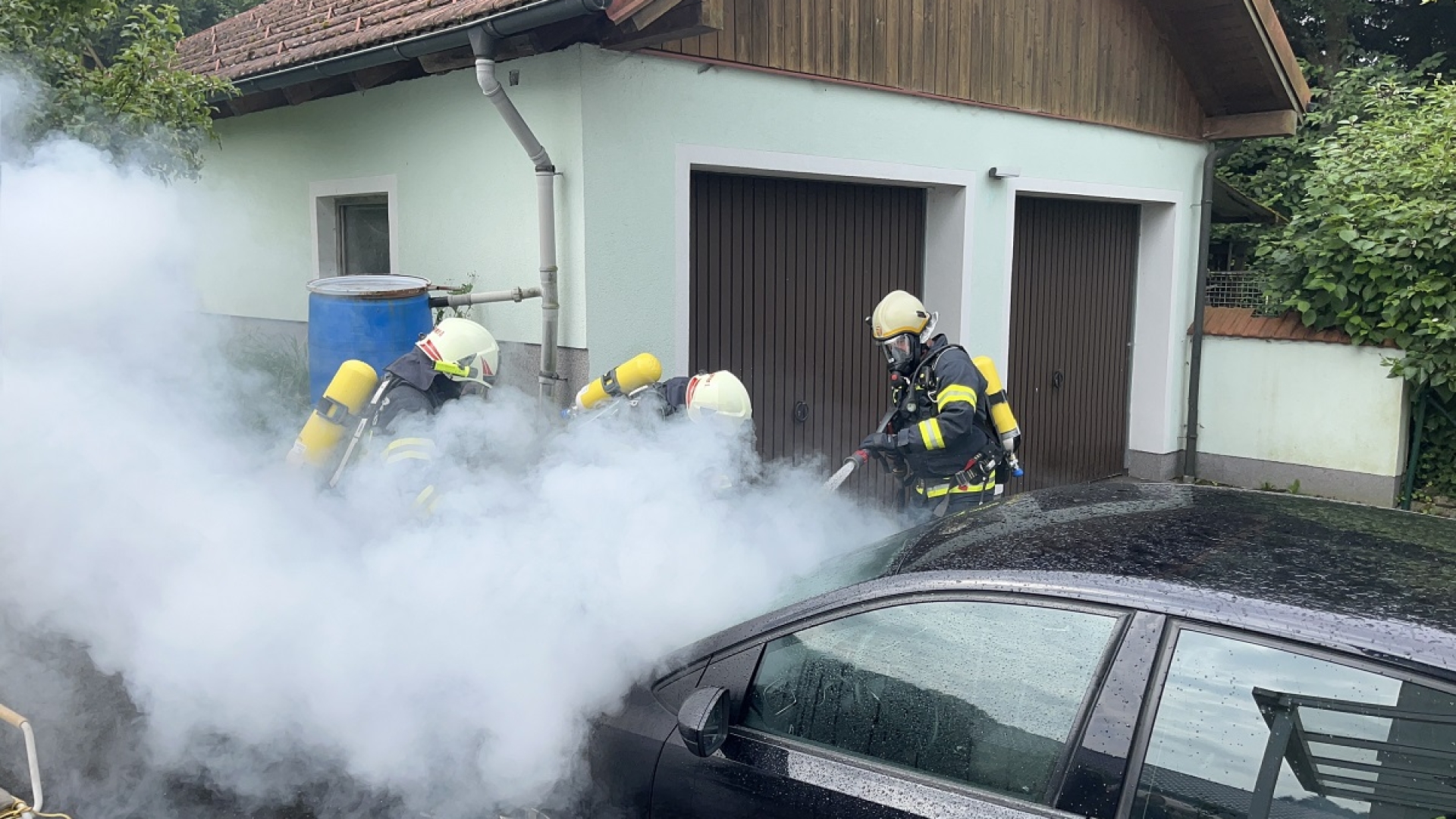 Brand PKW in Kammerl