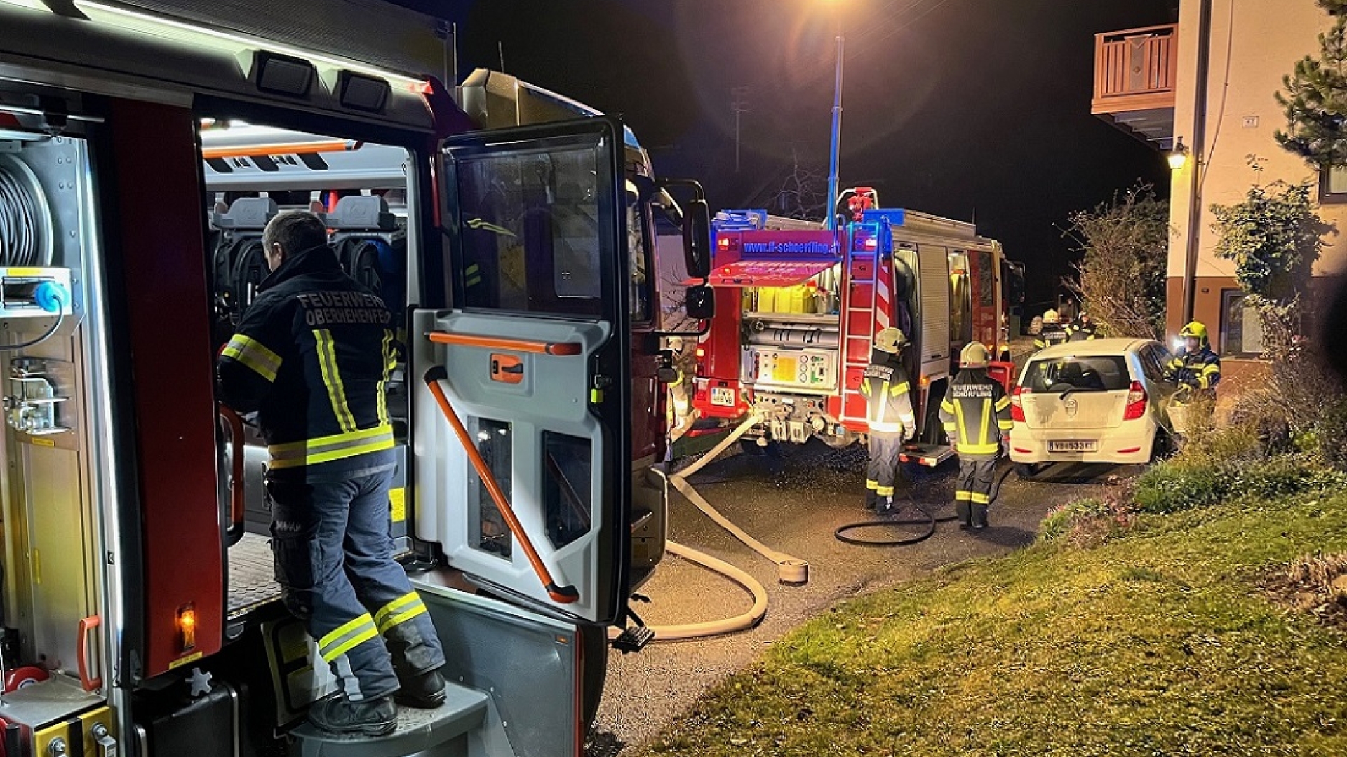 Kaminbrand in Mitterleiten