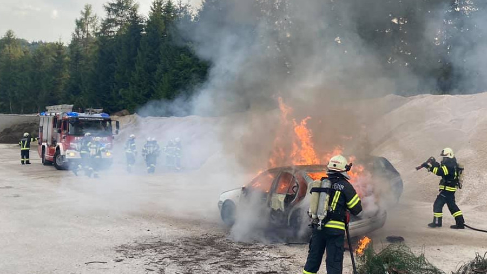Fehlalarm wegen Übung