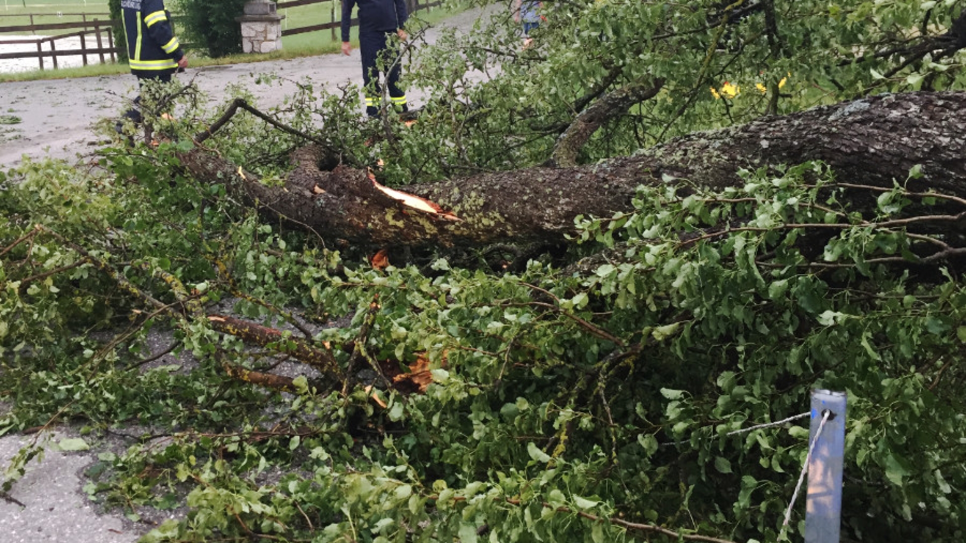 Neuerliche Alarmierung wegen Unwetterfolgen