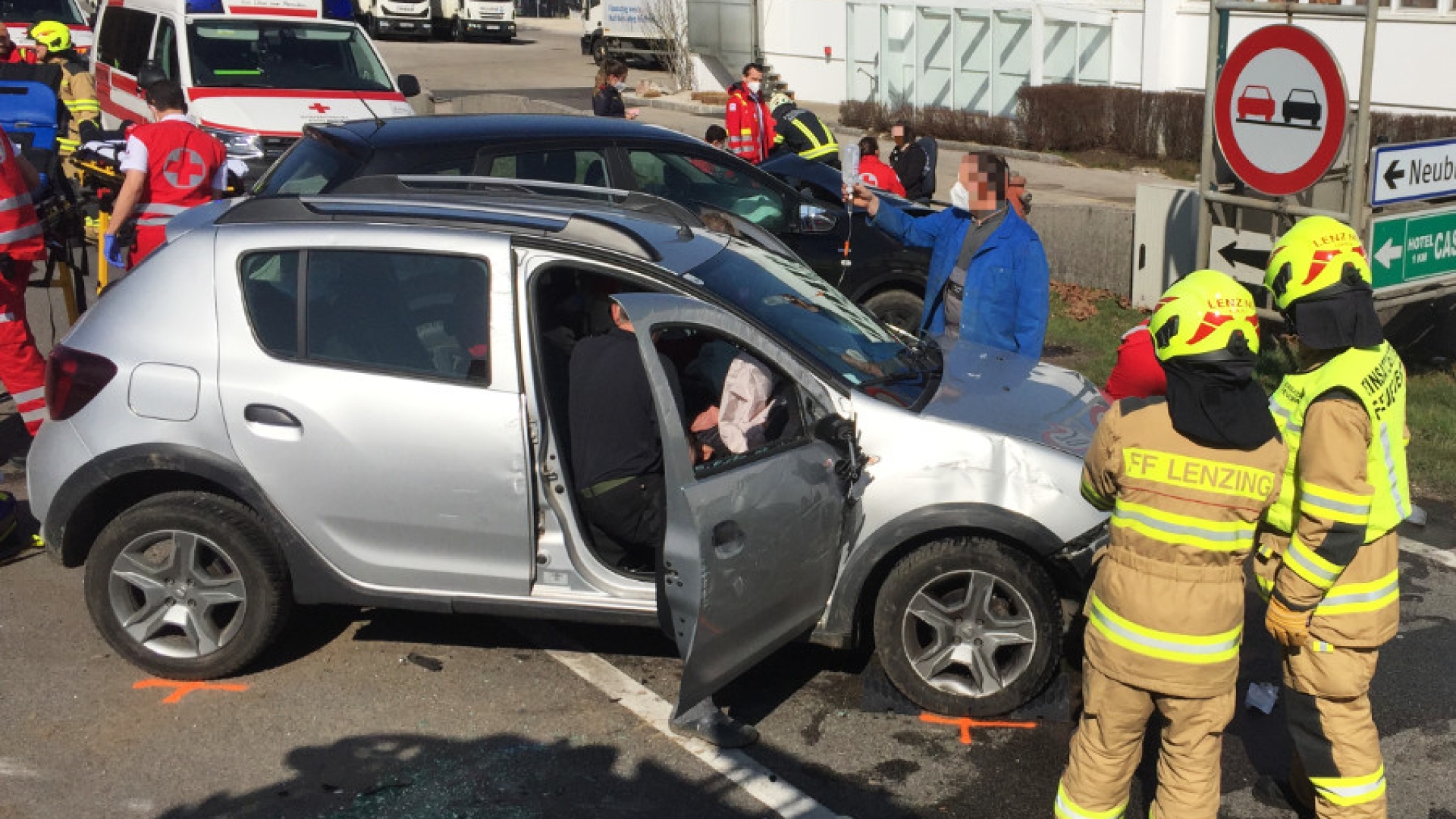 Verkehrsunfall in Lenzing