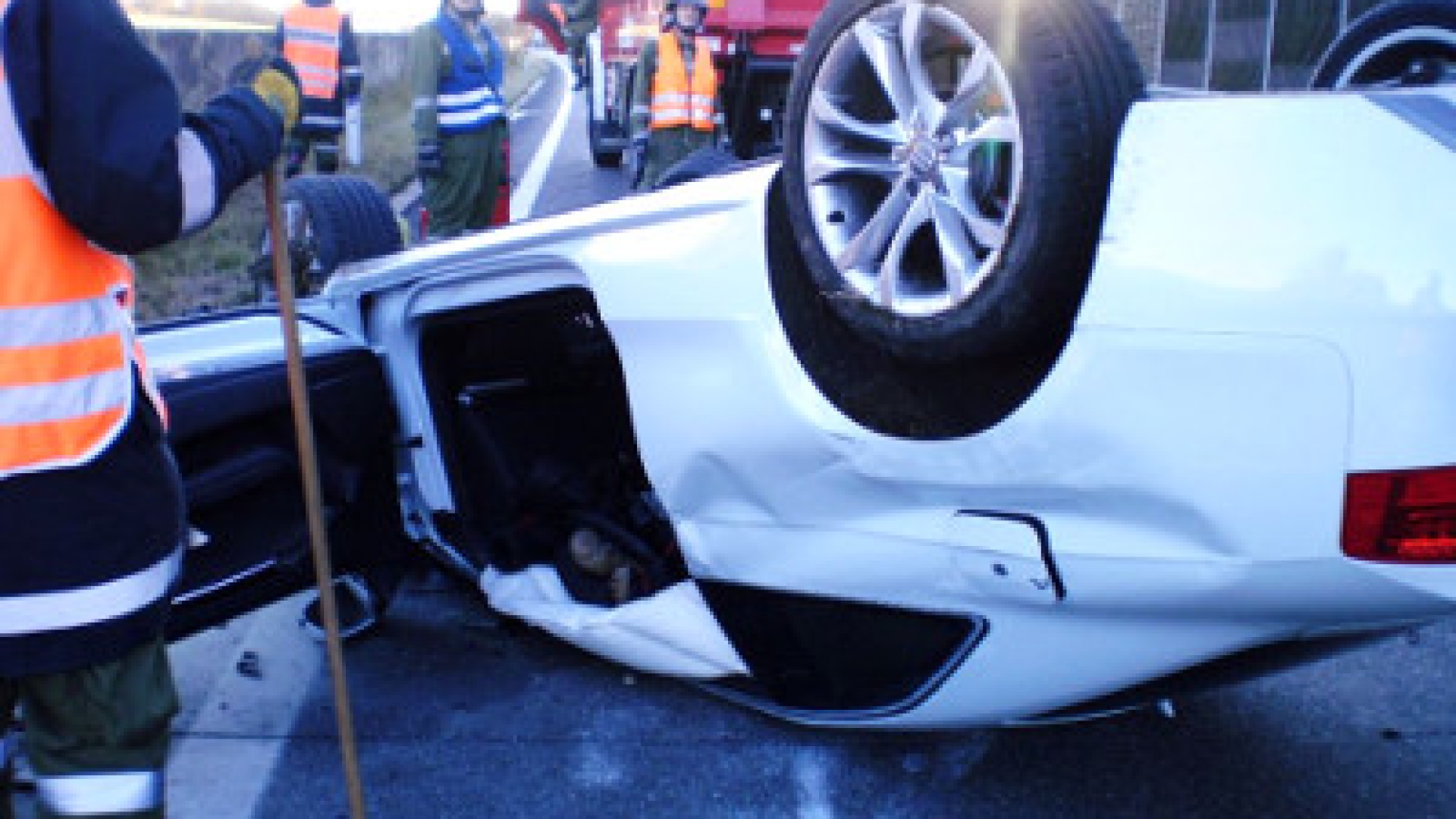Verkehrsunfall auf der A1