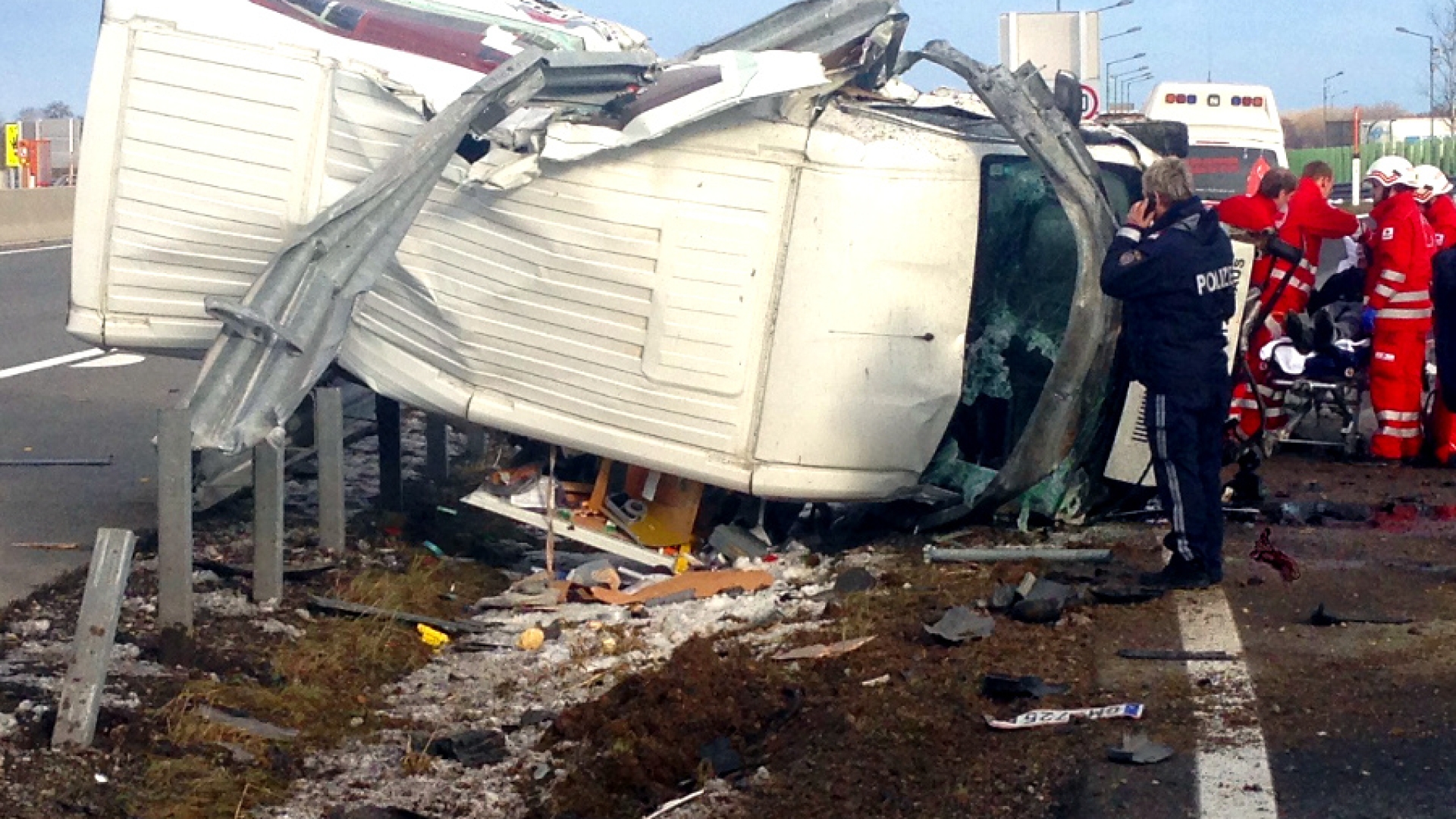 Verkehrsunfall auf der A1