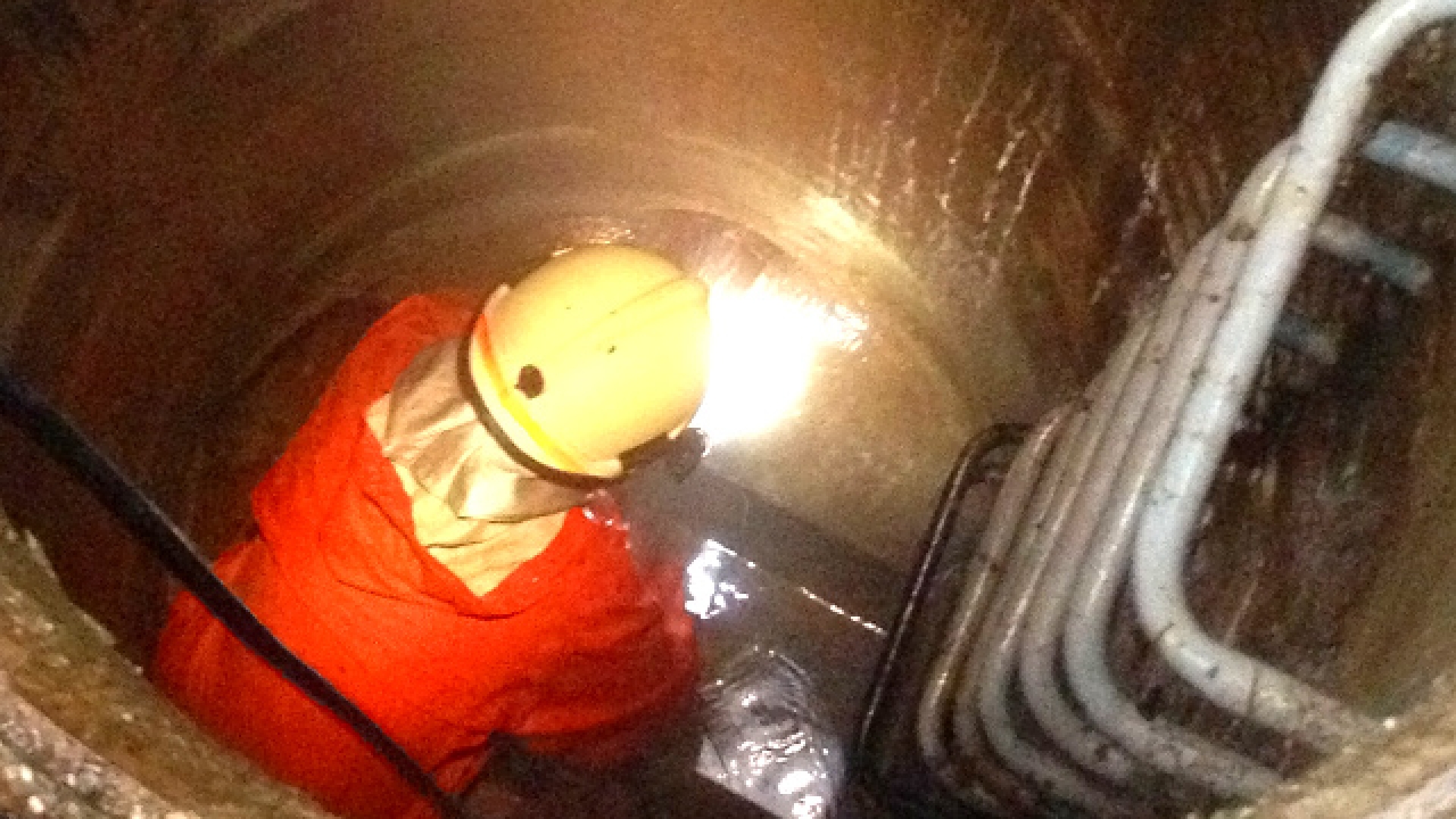 Überflutung nach heftigem Gewitter