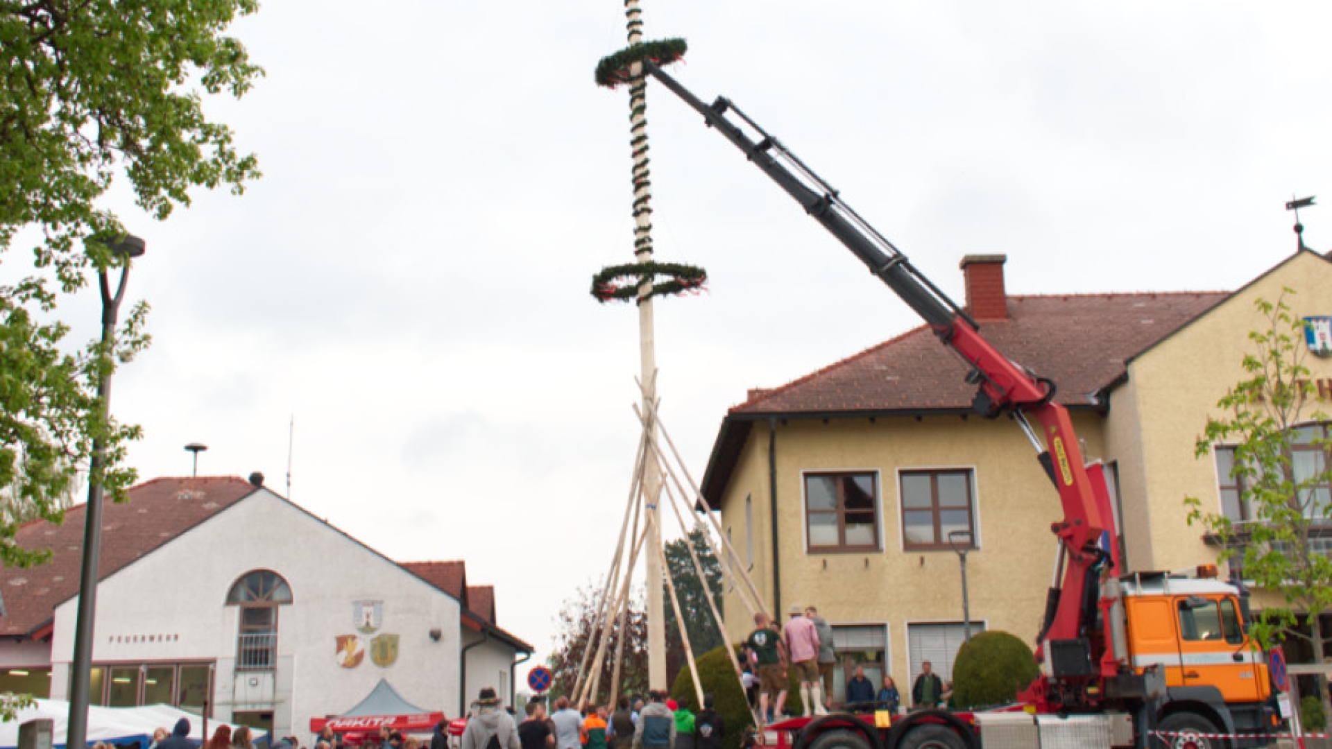 Maibaum aufstellen 2022