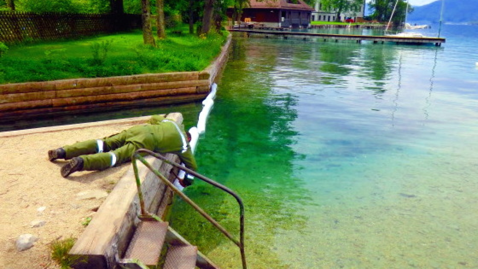 Nachkontrolle im Schlosspark