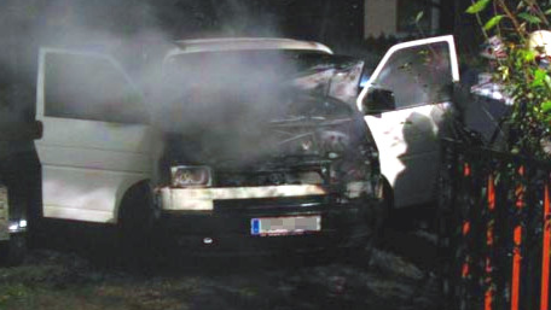 Brand eines Kraftfahrzeuges