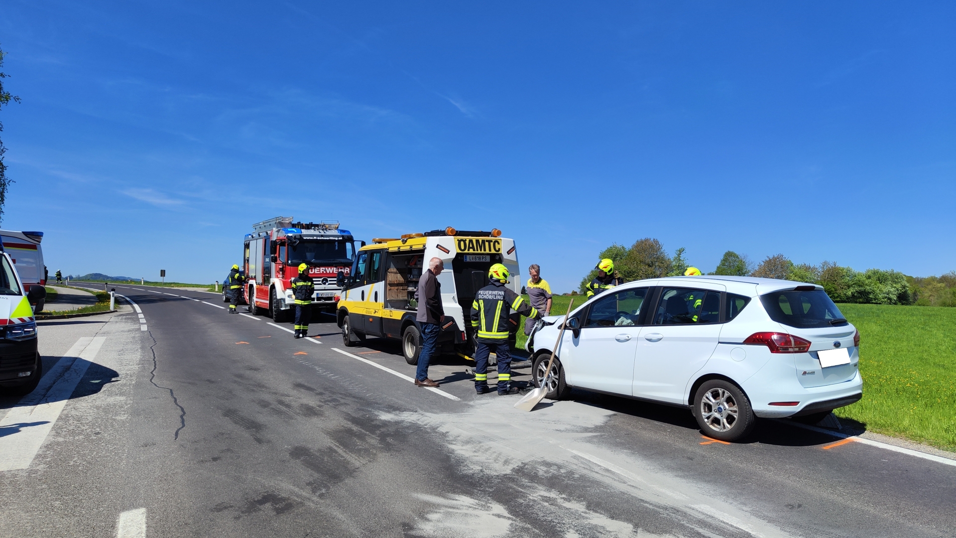 Verkehrsunfall auf der L1265 bei Niederham