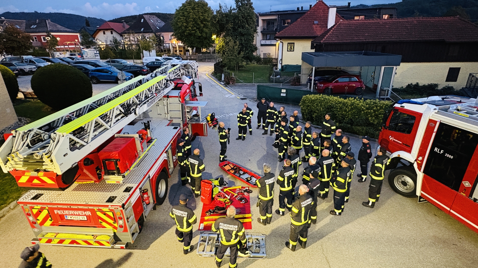 Drehleiter und DrillX Übung