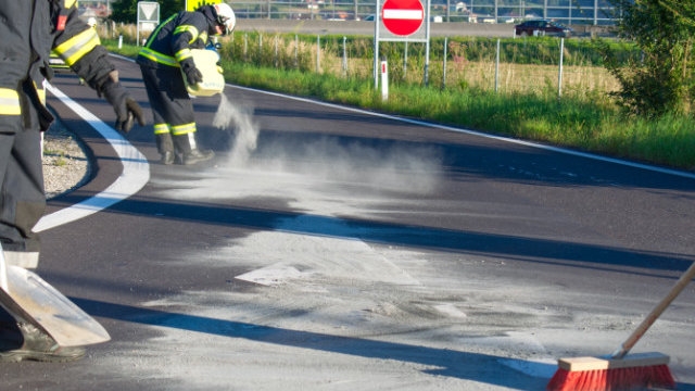 Auslaufen von Mineralöl