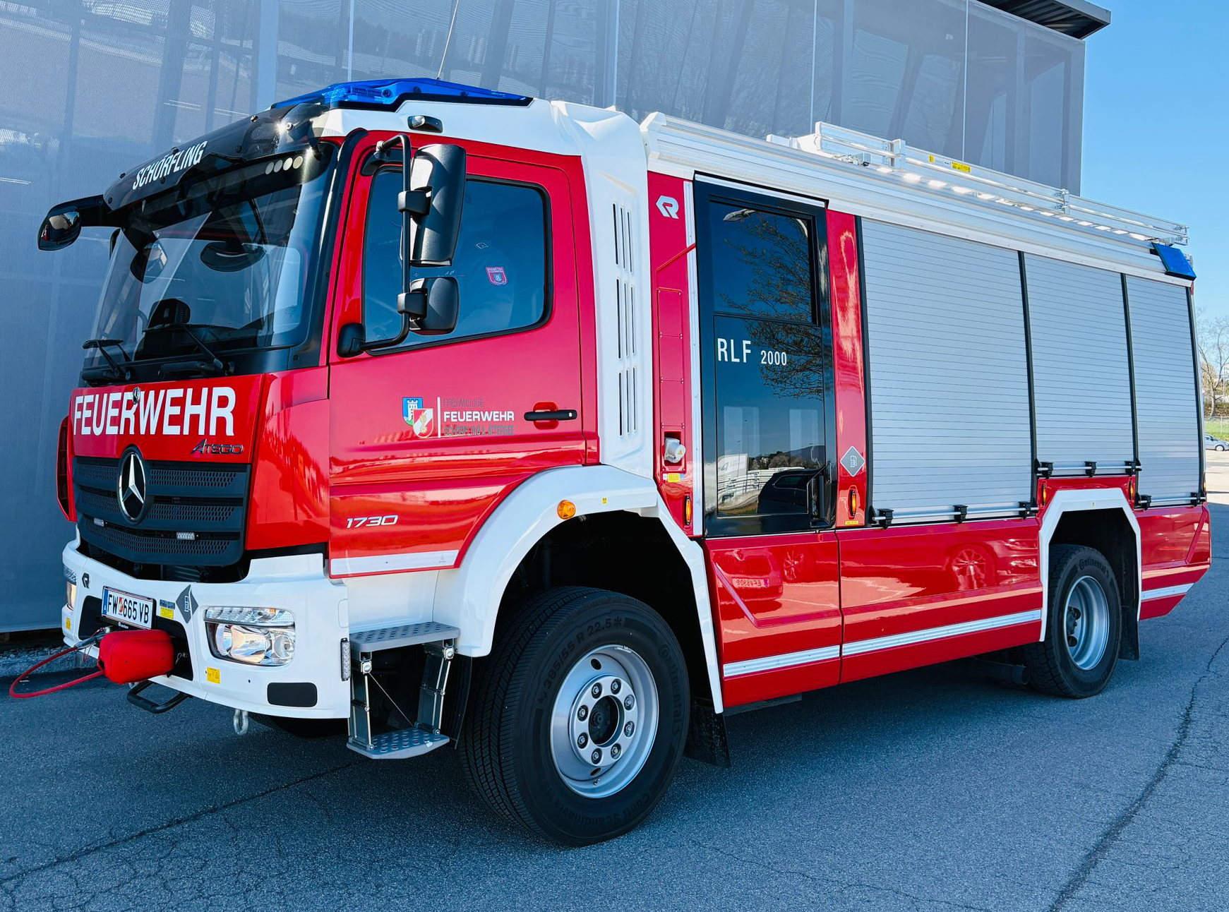 Rüstlöschfahrzeug mit Allradantrieb RLF 2000