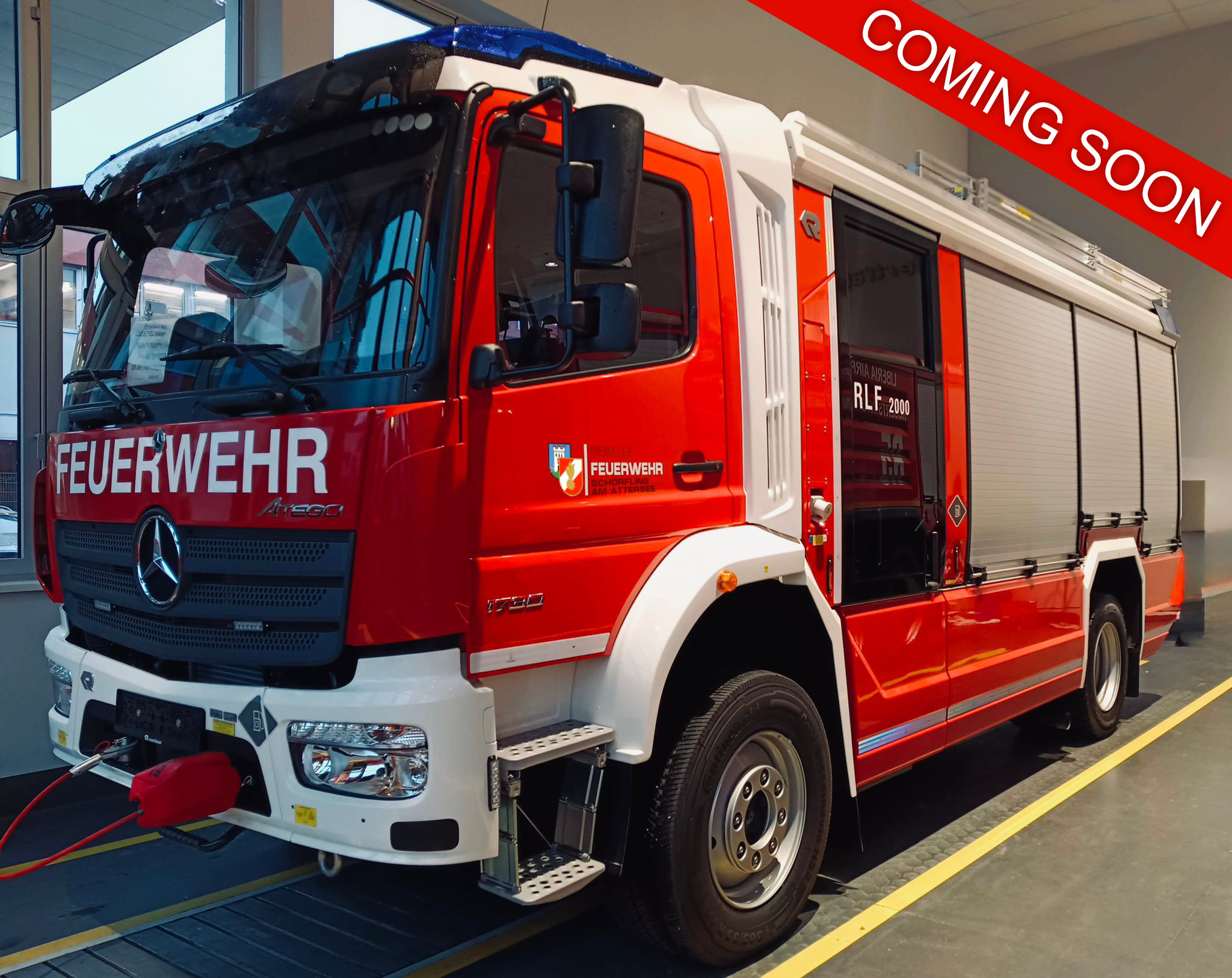 Rüstlöschfahrzeug mit Allradantrieb RLF 2000 ab April
